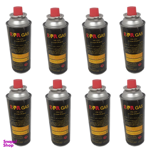 کپسول گاز 250 گرمی پارس رگولاتور مدل 1113 بسته 8 عددی