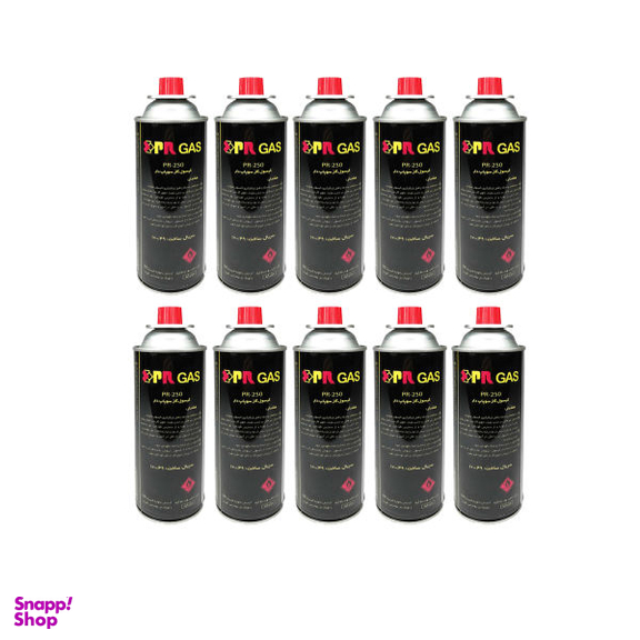 کپسول گاز بوتان 220 گرمی پارس رگلاتور مدل 1049 PR بسته 10 عددی