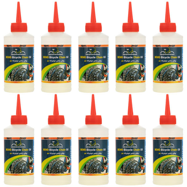 روغن زنجیر دوچرخه بمو مدل A200 حجم 80 میلی لیتر بسته 10 عددی