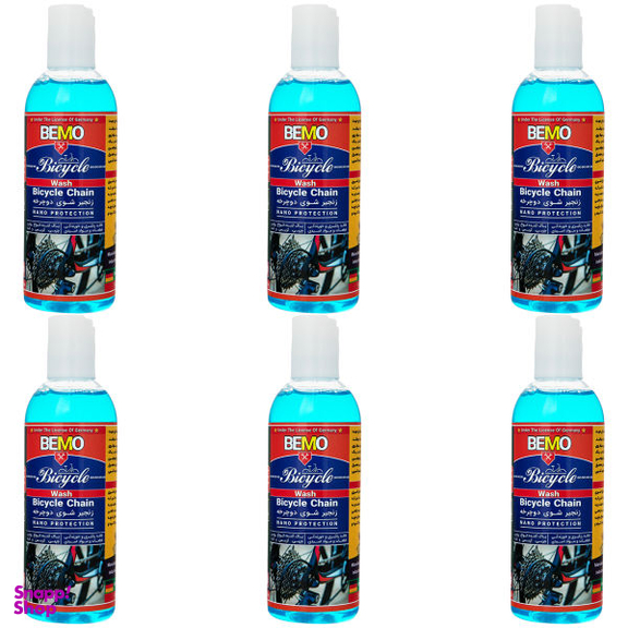 مایع زنجیر شوی دوچرخه بمو مدل B10 حجم 250 میلی لیتر بسته 6 عددی