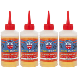 روغن زنجیر دوچرخه بمو مدل B100 حجم 80 میلی لیتر بسته 4 عددی