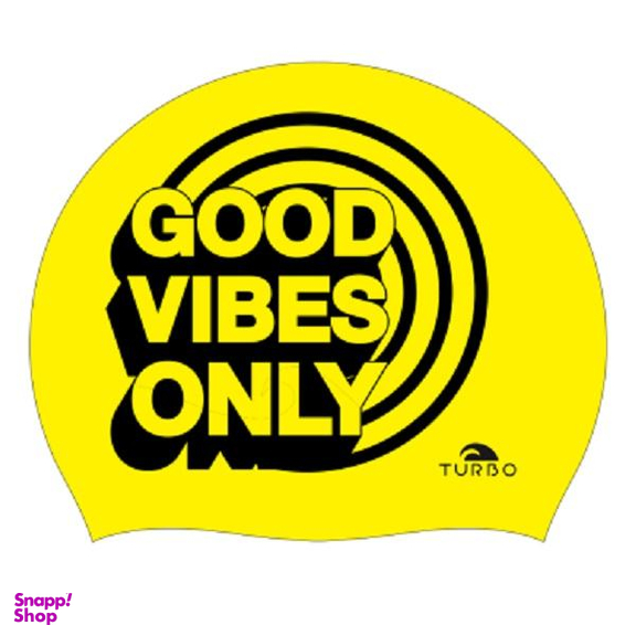 کلاه شنا توربو مدل GOOD VIBES ONLY