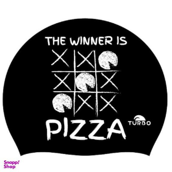 کلاه شنا توربو مدل EAT PIZZA