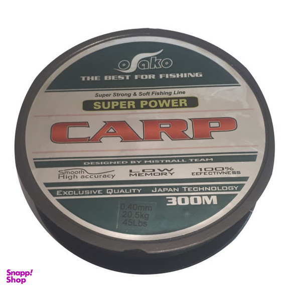 نخ ماهیگیری اوساکو مدل super power carp سایز0.40 میلی متر