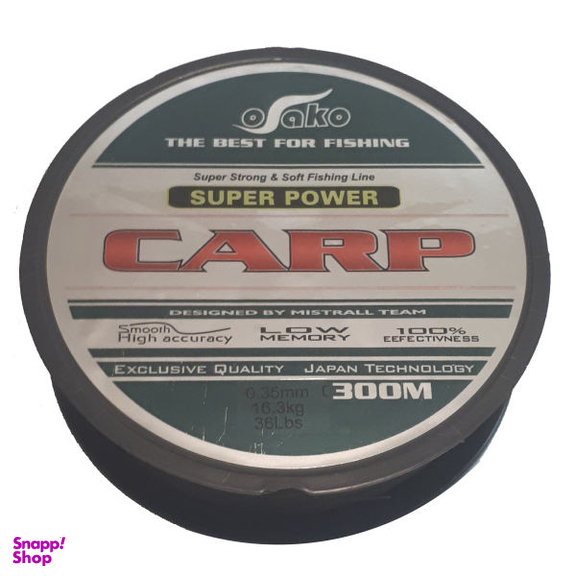 نخ ماهیگیری اوساکو مدل super power carp سایز 0.35 میلی متر