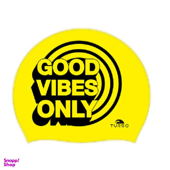 کلاه شنا توربو مدل GOOD VIBES ONLY