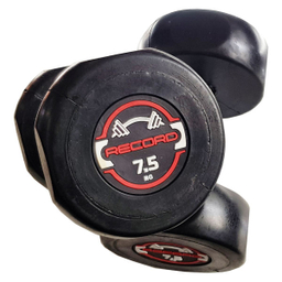 دمبل رکورد (Record) مدل New وزن 7.5 کیلوگرم مجموعه 2 عددی