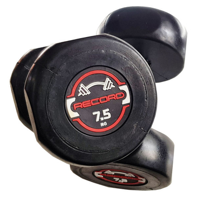 دمبل رکورد (Record) مدل New وزن 7.5 کیلوگرم مجموعه 2 عددی