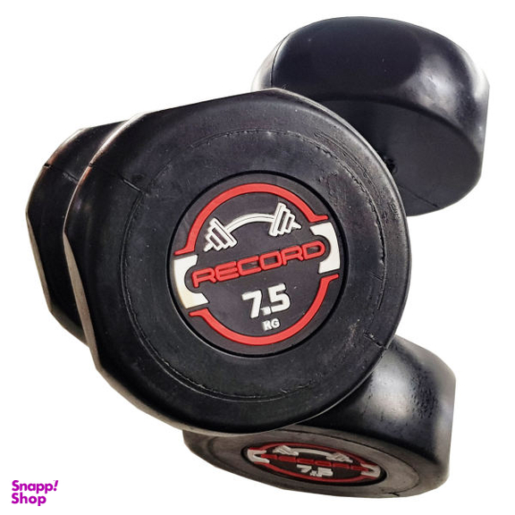 دمبل رکورد (Record) مدل New وزن 7.5 کیلوگرم مجموعه 2 عددی