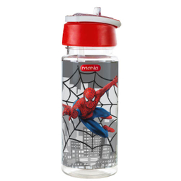قمقمه مانیا مدل استوانه نی دار طرح اسپایدرمن گنجایش 0.430 لیتر