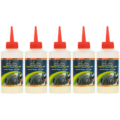 روغن زنجیر دوچرخه اندرسون مدل A200 حجم 80 میلی لیتر بسته 5 عددی