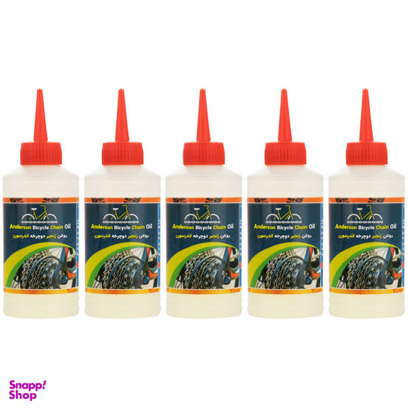 روغن زنجیر دوچرخه اندرسون مدل A200 حجم 80 میلی لیتر بسته 5 عددی