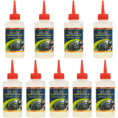 روغن زنجیر دوچرخه اندرسون مدل A200 حجم 80 میلی لیتر بسته 9 عددی