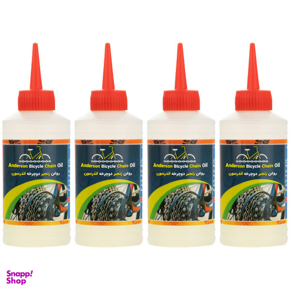 روغن زنجیر دوچرخه اندرسون مدل A200 حجم 80 میلی لیتر بسته 4 عددی