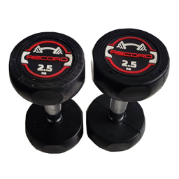 دمبل رکورد (Record) مدل New وزن 2.5 کیلوگرم مجموعه 2 عددی