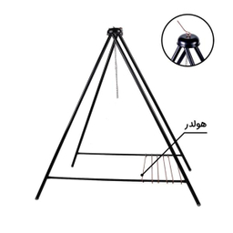 استند و ساج سفری کوه‌مان مدل 4POD GRANITE