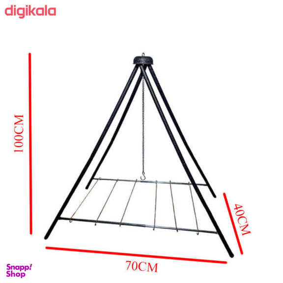 استند و ساج سفری کوه‌مان مدل 4POD GRANITE
