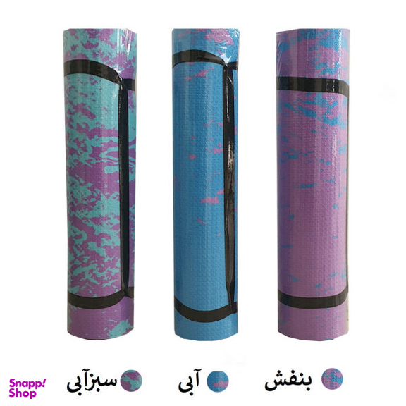 زیر انداز یوگا مدل آبرنگی ضخامت 8 میلی متر