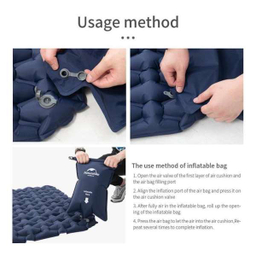 زیرانداز بادی دو نفره نیچرهایک (Naturehike) مدل NH19Z055-P/New