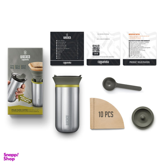 فلاسک واکاکو مدل CUPPAMOKA ZN-2023 گنجایش 0.3 لیتر