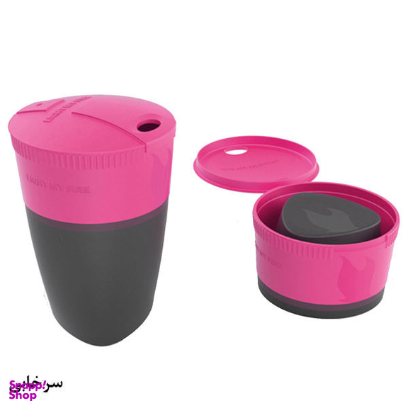 لیوان سفری لایت مای فایر مدل Pack up Cup F2022 گنجایش 0.26 لیتر