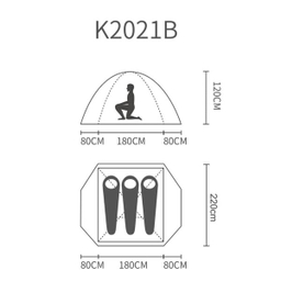 چادر پکینیو (Pekynew) مدل K2021B کد F2022