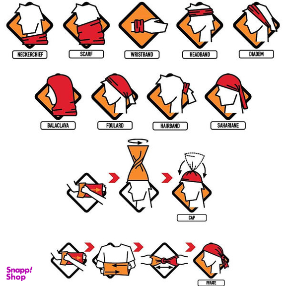 دستمال سر و گردن ویند اکستریم مدل Cock کد F2021