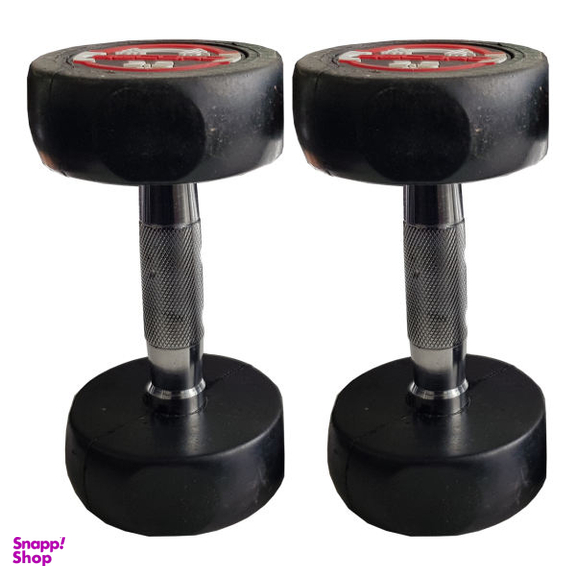 دمبل رکورد (Record) مدل New وزن 7.5 کیلوگرم مجموعه 2 عددی