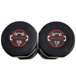 دمبل رکورد (Record) مدل New وزن 7.5 کیلوگرم مجموعه 2 عددی