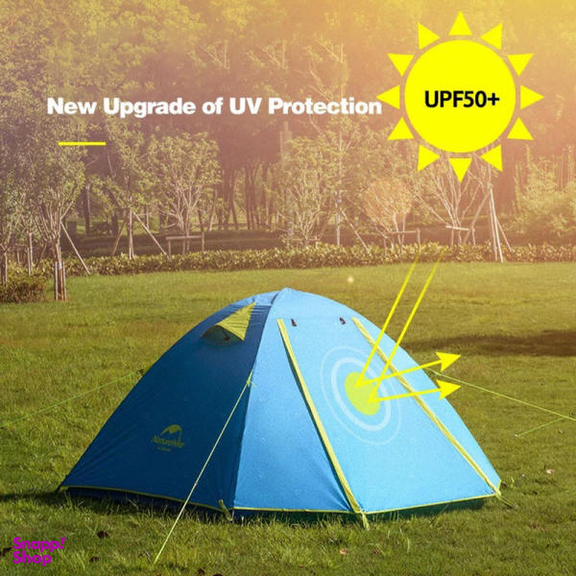 چادر مسافرتی 2 نفره نیچرهایک (Naturehike) مدل NH18Z022-P
