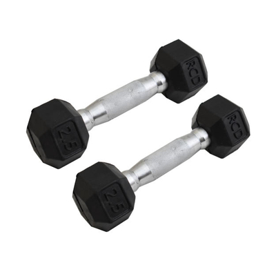 دمبل آر سی دی مدل 1400 وزن 2.5 کیلوگرم بسته 2 عددی