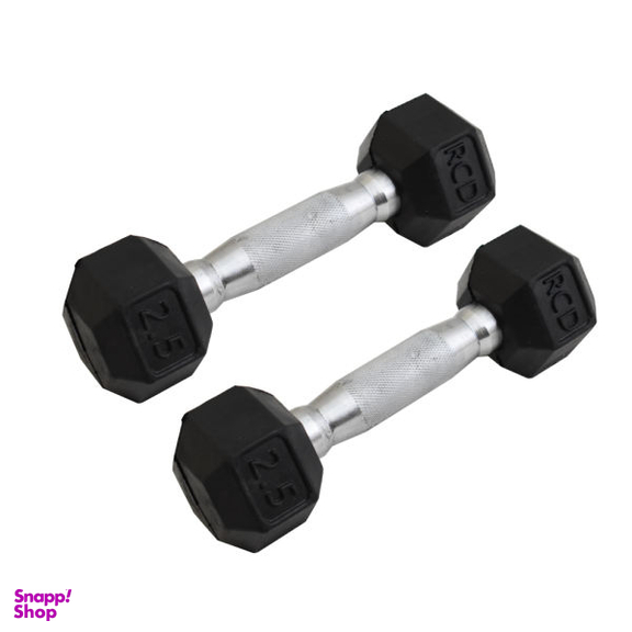دمبل آر سی دی مدل 1400 وزن 2.5 کیلوگرم بسته 2 عددی
