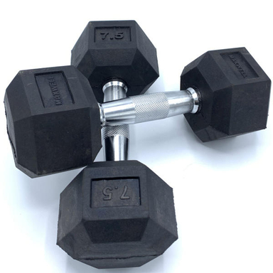 دمبل مکسول (Maxwell) کد MX75 وزن 7.5 کیلوگرم بسته 2 عددی
