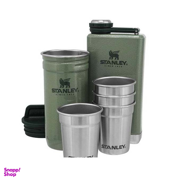ست شات و کتابی استنلی (Stanley) طرح قدیم Shut Glass + Flask Set