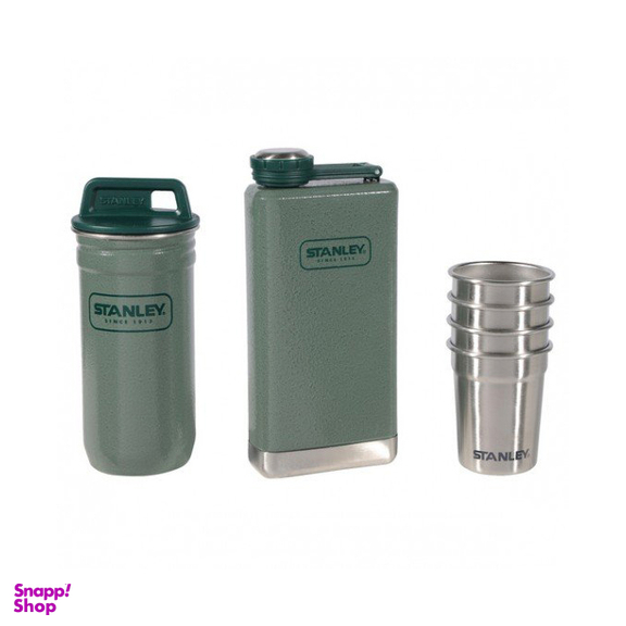 ست شات و کتابی استنلی (Stanley) طرح قدیم Shut Glass + Flask Set
