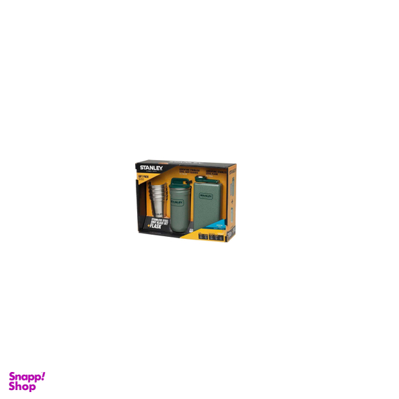 ست شات و کتابی استنلی (Stanley) طرح قدیم Shut Glass + Flask Set