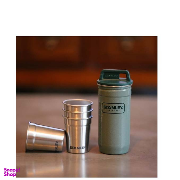 ست شات و کتابی استنلی (Stanley) طرح قدیم Shut Glass + Flask Set