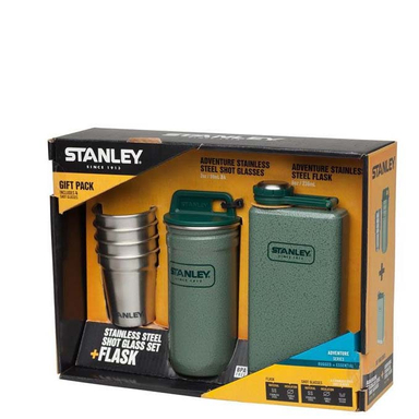 ست شات و کتابی استنلی (Stanley) طرح قدیم Shut Glass + Flask Set