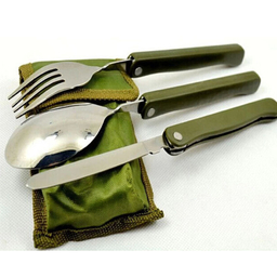 قاشق چنگال ارتشی تاشو