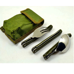 قاشق چنگال ارتشی تاشو