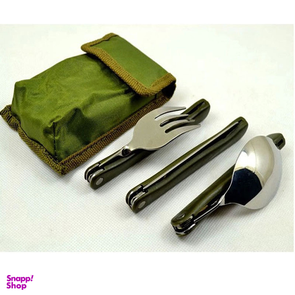 قاشق چنگال ارتشی تاشو