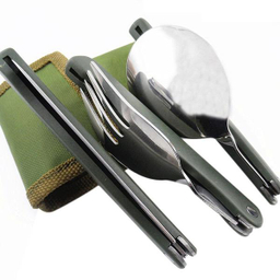 قاشق چنگال ارتشی تاشو