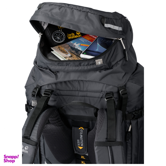 کوله 65 لیتر جک ولف اسکین (Jack Wolfskin) مدل Denali طوسی