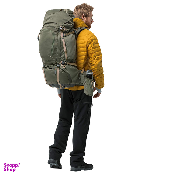 کوله کوهنوردی 75 لیتر جک ولف اسکین (Jack Wolfskin) مدل Denali سبز