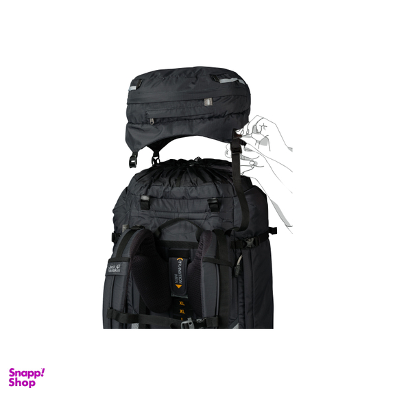کوله کوهنوردی 75 لیتر جک ولف اسکین (Jack Wolfskin) مدل Denali سبز