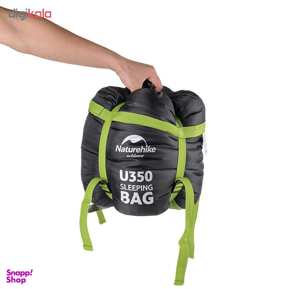 کیسه خواب نیچرهایک (Naturehike) مدل Envelope Style With Hood U250 کد Nh17s010-D سبز