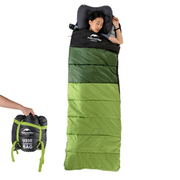 کیسه خواب نیچرهایک (Naturehike) مدل Envelope Style With Hood U250 کد Nh17s010-D سبز