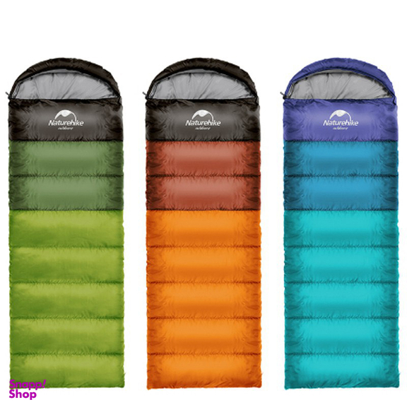 کیسه خواب نیچرهایک (Naturehike) مدل Envelope Style With Hood U250 کد Nh17s010-D سبز