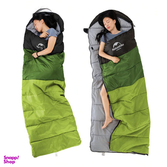 کیسه خواب نیچرهایک (Naturehike) مدل Envelope Style With Hood U250 کد Nh17s010-D سبز