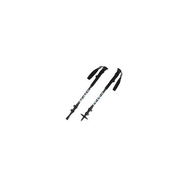 عصای کوهنوردی کلیپسی جیلو (Jilo) کد 47522 آبی طرح دار مجموعه 2 عددی